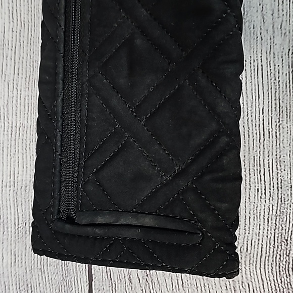 Vera Bradley wallet. Black/pink/cream/green/gray - Picture 5 of 9